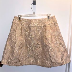 Gold floral circle skirt, JLo (10)